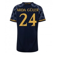 Real Madrid Arda Guler #24 Bortedrakt Dame 2023-24 Kortermet